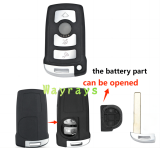 [battery part can be opened]  For BMW 7 series key shell  with round logo place