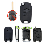 For BMW key shell with ring logo place