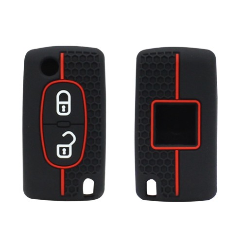 For Peugeot Citroen car key silicone protective cover, if need other colors, please contact customer service