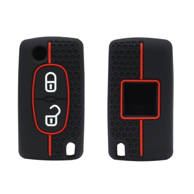 For Peugeot Citroen car key silicone protective cover, if need other colors, please contact customer service