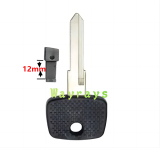 For Benz transponder key shell without chip without logo