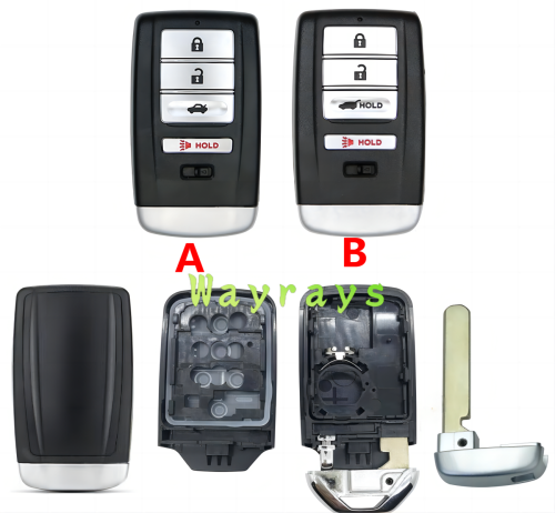 For Acura key shell without logo