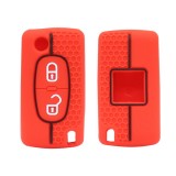 For Peugeot Citroen car key silicone protective cover, if need other colors, please contact customer service