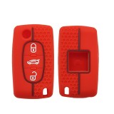 For Peugeot Citroen car key silicone protective cover, if need other colors, please contact customer service