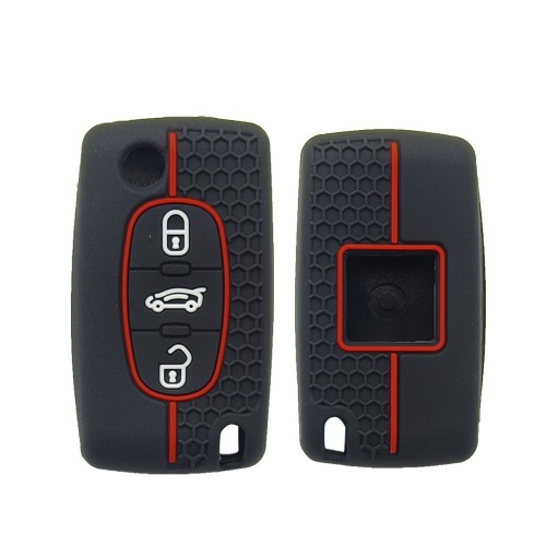 For Peugeot Citroen car key silicone protective cover, if need other colors, please contact customer service