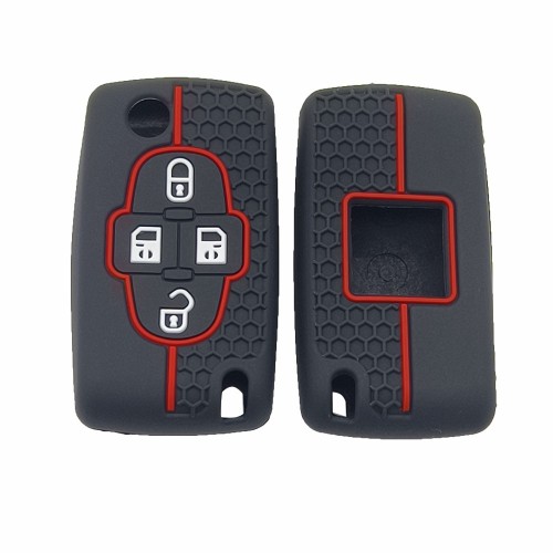 For Peugeot Citroen car key silicone protective cover, if need other colors, please contact customer service