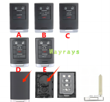 For Cadillac key shell without logo