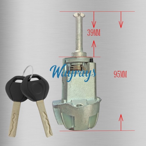 For BMW E46 right door lock with 2 keys OE: 51217019976