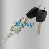 For Citroen Old Elysee 2003-2010 C4 Pallas C3 C2 left door lock with 2 keys OE: 9170T9 9170W9