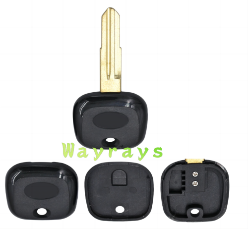 For Daihatsu transponder key shell without chip with oval logo place