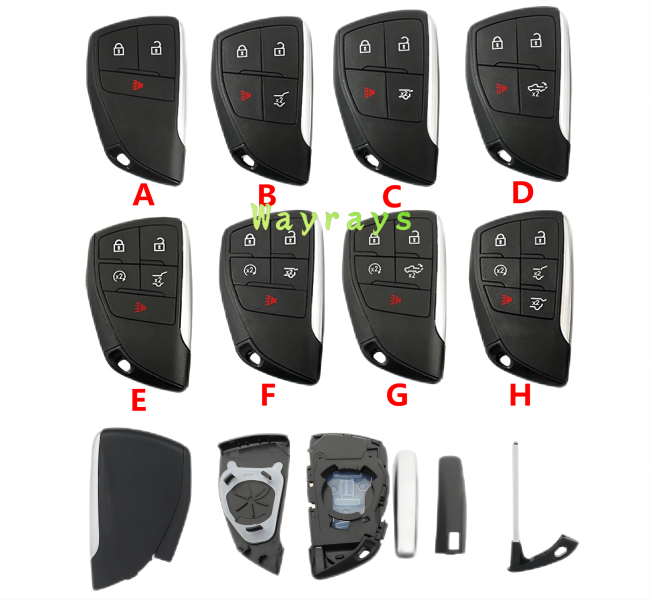 For Chevrolet Buick key shell without logo