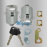 For Cadillac/Chevrolet left and right door lock with 2 keys OE:15298924