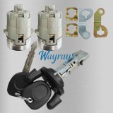 For Cadillac/Chevrolet/Buick long plastic full set lock with 4 keys