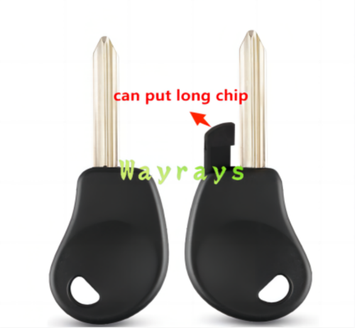 For Citroen transponder key shell without chip which can put TPX long chip without logo