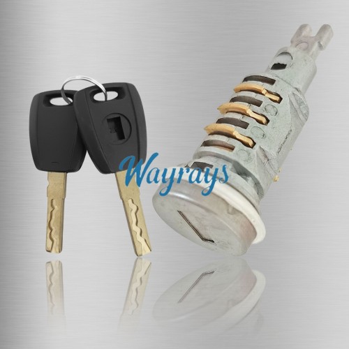 For Fiat long door lock with 2 keys