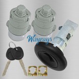For Cadillac/Chevrolet/Buick flat plastic full set lock with 2 keys OE:707835 706592 598007