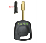 For Ford Mondeo transponder key shell without chip without logo place,which can put TPX long chip