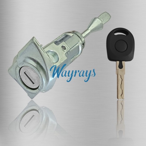 For VW New Passat Bora left front door lock with 1 key OE: 107-837-167-AT