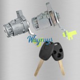 For Honda CRV Civic left and right door locks with 2 keys 3-button