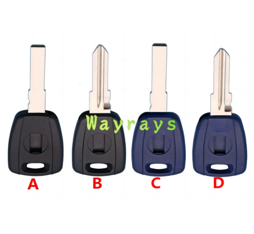 For Fiat transponder key shell without chip without logo