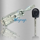 For VW 2006-2011 old Sagitar left front door lock with 1 key