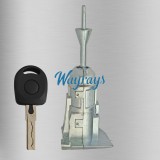 For VW New Passat Bora left front door lock with 1 key OE: 107-837-167-AT