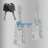 For VW Polo Bora left and right door locks with 2 keys OE:604837167/168