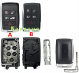 For Landrover 18years key shell for install original PCB with rectangle logo place