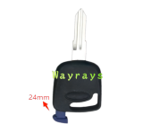 For Ford Mondeo transponder key shell without chip which can put TPX long chip  without logo place