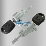 For VW Polo Bora left and right door locks with 2 keys OE:604837167/168