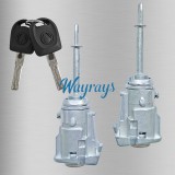 For VW SEAT 6L3 left and right door locks with 2 keys OE: 6L3837167B