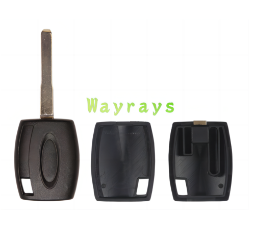 For Ford Focus transponder key shell without chip which can put TPX long chip with oval logo place