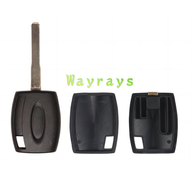For Ford Focus transponder key shell without chip which can put TPX long chip with oval logo place