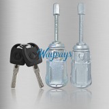 For VW SEAT 6L3 left and right door locks with 2 keys OE: 6L3837167B