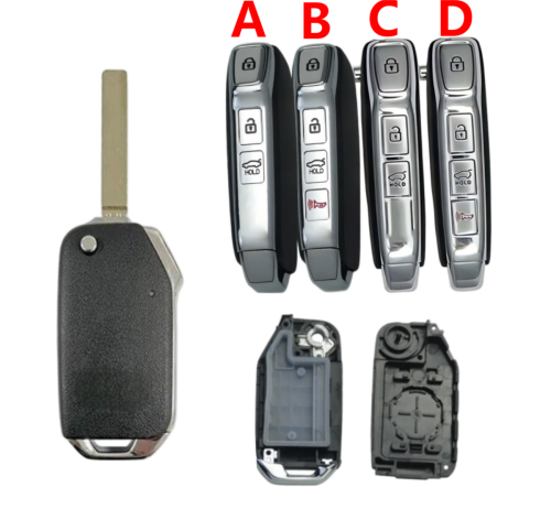 For Kia flip key shell without logo