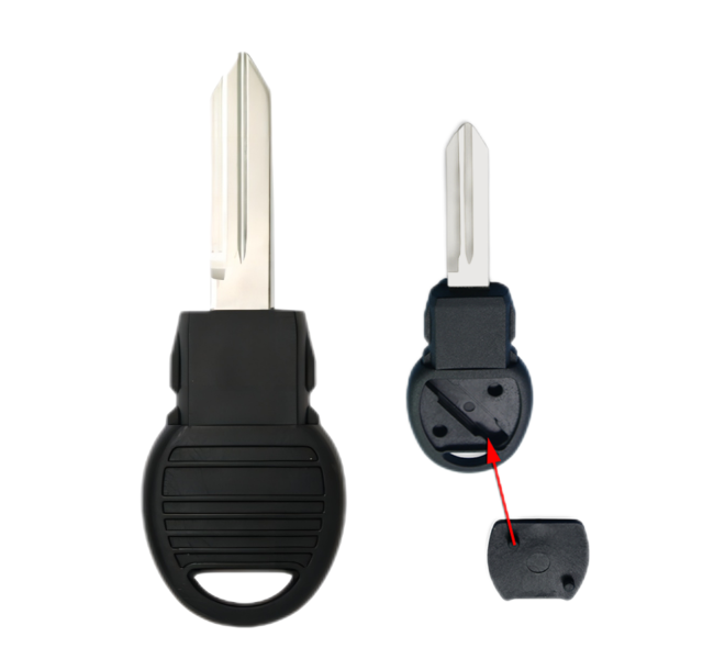 For Chrysler transponder key shell without chip without logo