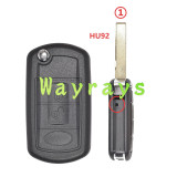 [With screw hole, the Side part without words] For Landrover key shell without logo