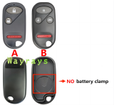 [no battery clamp] For Honda key shell without logo