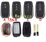 For Lexus key shell  without logo