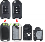 For Honda modified key shell use for install one type PCB with 4A chip without logo