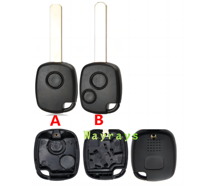 For Honda key shell with square logo place