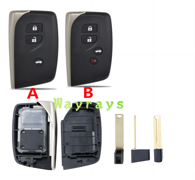 For Lexus key shell without logo