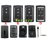 For Jeep key shell  with rectangle logo place
