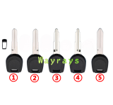 For Mitsubishi transponder key shell without chip without logo