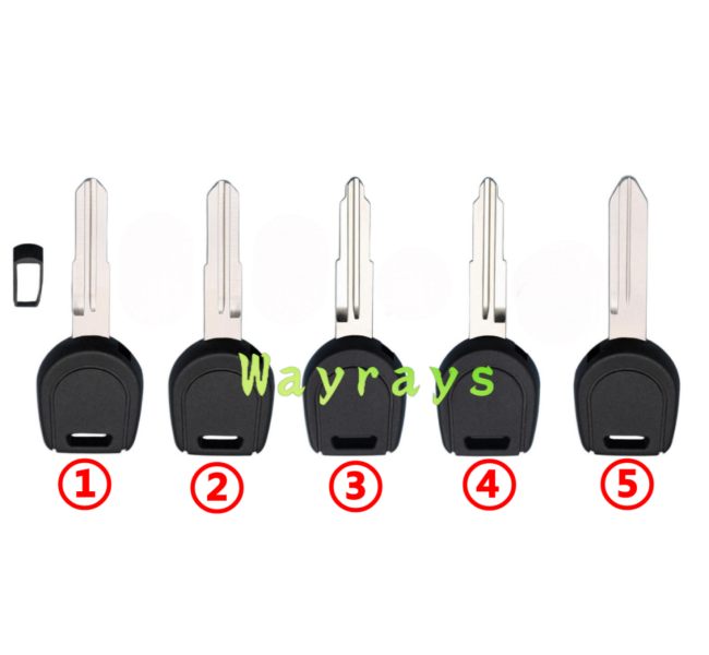 For Mitsubishi transponder key shell without chip without logo