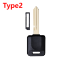 For Nissan transponder key shell without chip which can put TPX long chip and carbon chip  without logo
