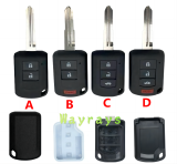 For Mitsubishi upgrade key shell  without logo