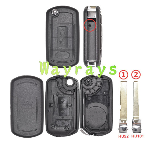 [With screw hole, the Side part without words] For Landrover key shell without logo