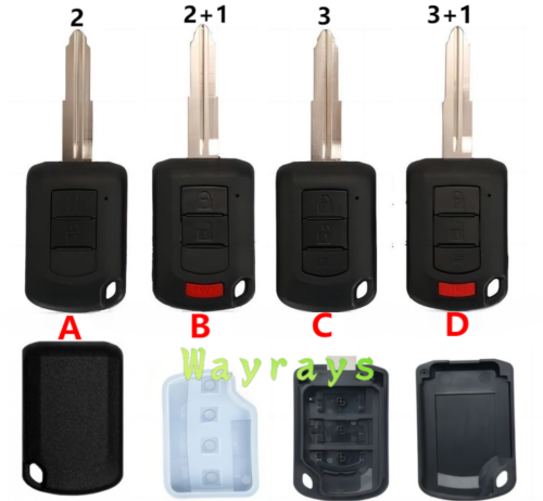 For Mitsubishi upgrade key shell  without logo