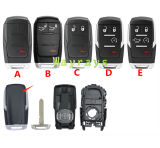 For Chrysler key shell no light without logo